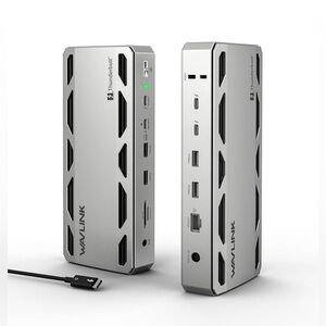 Thunderbolt 5 Docking Station (12-in-1) with 120Gbps Max Transfer & 140W PD